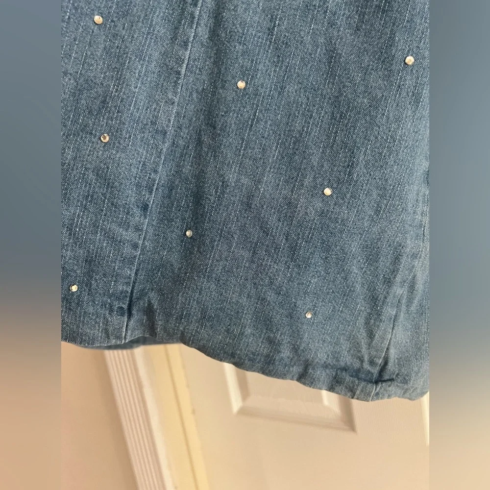 The Quacker Factory Denim Rhinestone Jacket - Picture 15 of 15